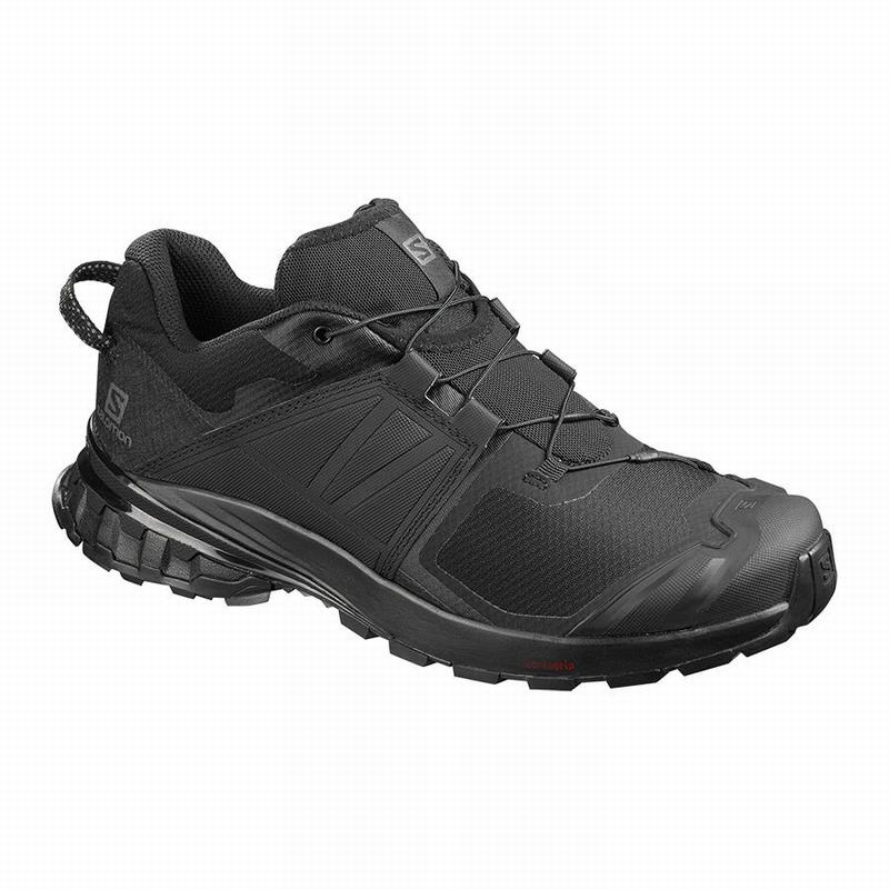 Salomon Singapore Mens Trail Running Shoes - XA WILD Black | 20376-UDJF